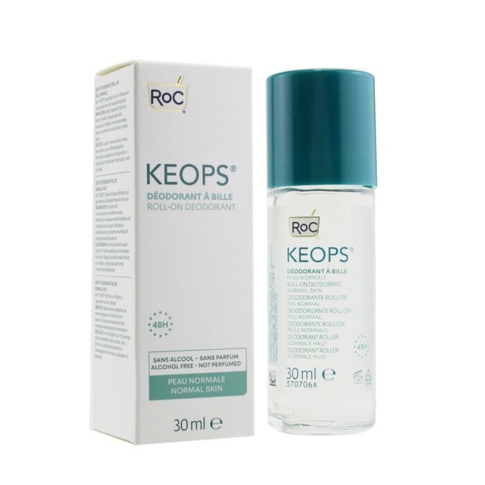Roc Keops Roll-on Deodorant 48h,Alcohol Free & Not Perfumed (normal Skin) 40ml